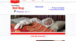 Desktop Screenshot of bedbugpajamas.com